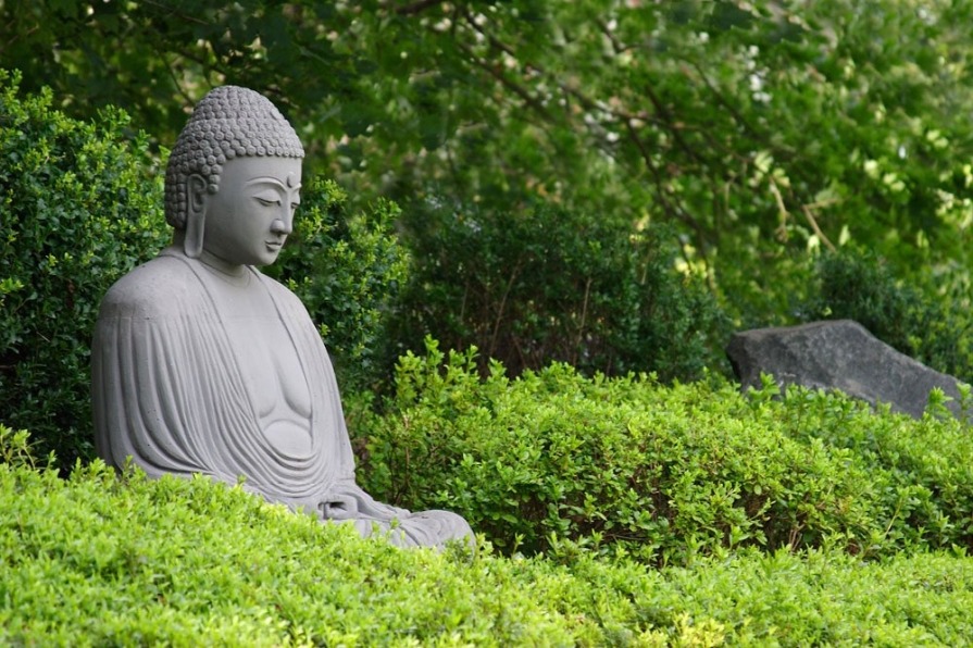 Weigeren Wieg ontploffen Een Boeddha als tuinposter in uw tuin of een prachtig beeld | Tuinposter.nl