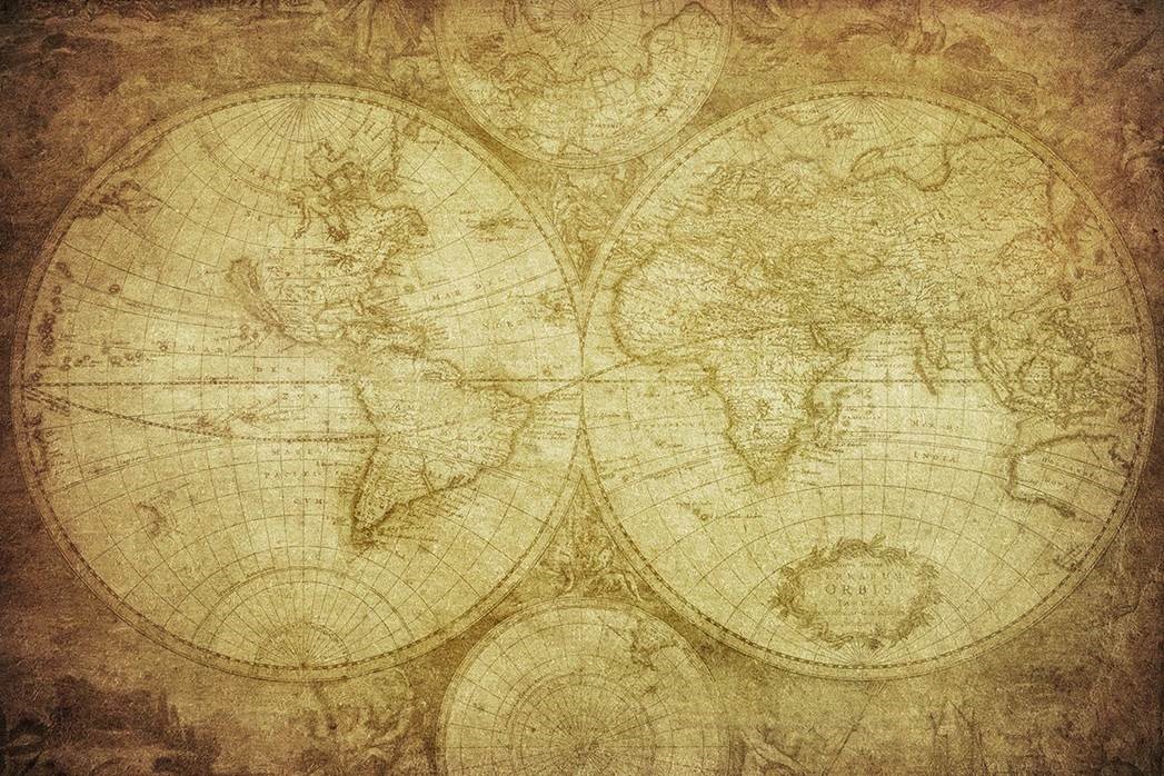 Historische wereldkaart
